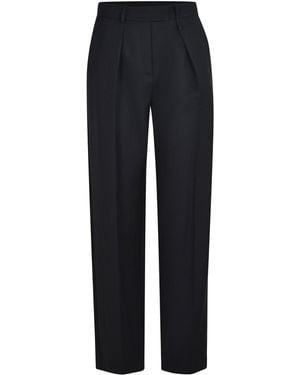 Alysi Pants Made Of A Wool Blend - Blue