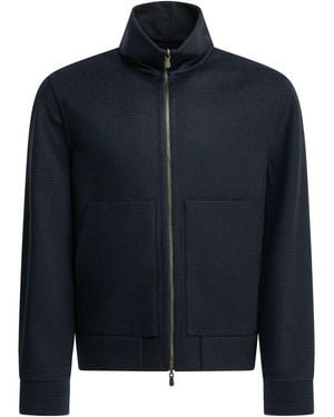 Brunello Cucinelli Kasjmier Bomberjack - Blauw