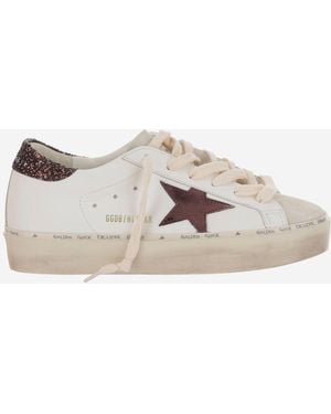 Golden Goose Zapatillas de deporte de cuero de estrella de Ball - Marrón