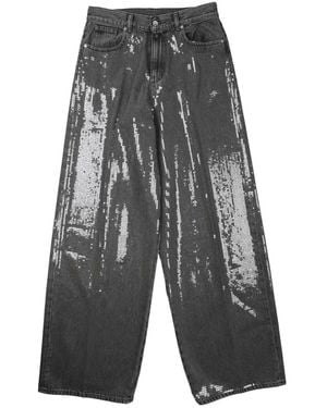 Nine:inthe:morning Chic Cotton Trousers For - Grey