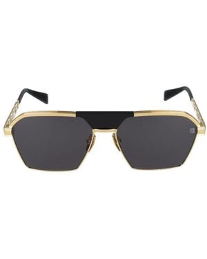 Balmain Sonnenbrille BPS 177 A 60 Sergeant GLD BLK /16 /145 - Schwarz