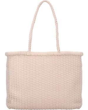Dragon Diffusion Borsa "B Weave" Large - Natural