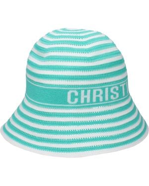 Dior Cappelli Donna Tessuto Blu/Turchese - Green