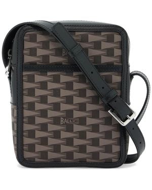 Bally Pennant Crossbody Bag - Schwarz