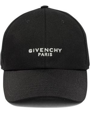 Givenchy Paris" Baseball Cap - Black