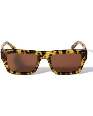 Off-White c/o Virgil Abloh Sonnenbrille Ow1038 1964 Flintbraun/Dunkelbraun Unisex