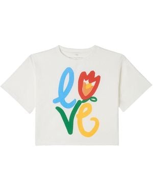 Stella McCartney "Flower Love" T-Shirt - White