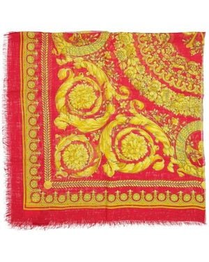Versace Foulard-Quadratschal - Rot