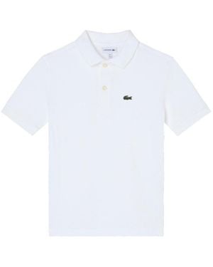 Lacoste Polo With Logo - White