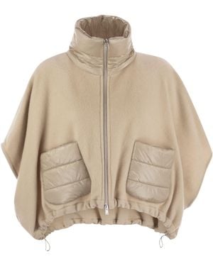 Herno Resort Poncho - Natural