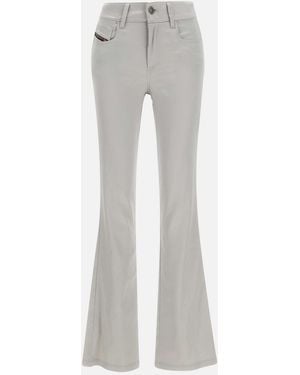 DIESEL Satin Stretch Slim Fit Broek - Grijs