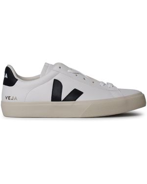 Veja Leather Trainers - Grey
