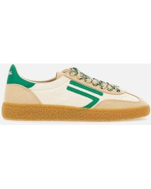 PURAAI Panther 6.01 Creme Und Smaragd Sneakers - Grün