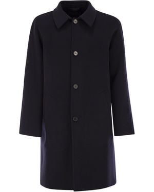 Paltò Maurilio Wool Coat - Blue