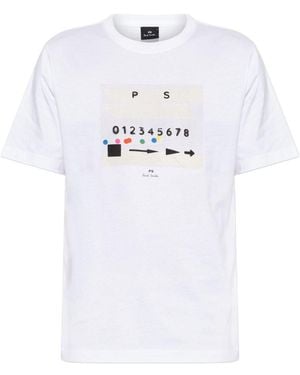 Paul Smith Ps12345 Cotton T Shirt - White