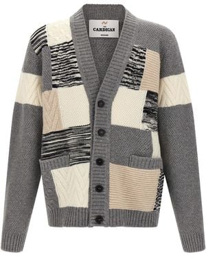 Missoni Patchwork Cardigan - Gray