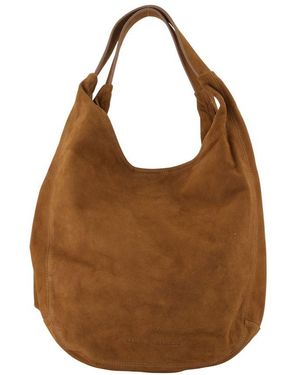 Samsøe & Samsøe Braune Leder Shopper Tasche