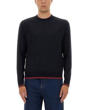 Gucci Web Pattern Sweater - Blue