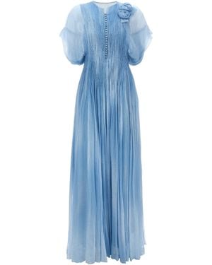 Ermanno Scervino Seidenkleid - Blau