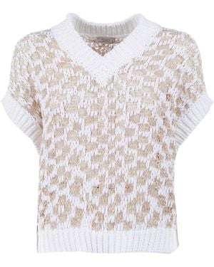 Peserico Strickpullover - Weiß