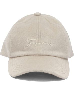 Jacquemus "Le Casquette Cachemiro" Baseballmütze - Natur
