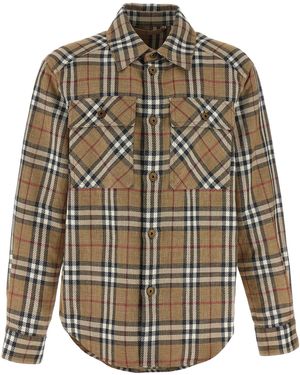 Burberry Double Face Shirt - Grau