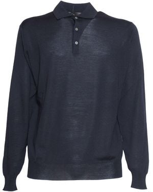 PHI FDL Polo Ml R.Merino - Blue