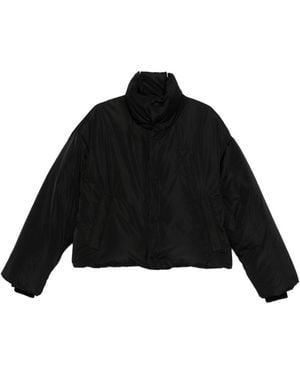 Ami Paris Donsjack Met Hoge Hals - Zwart
