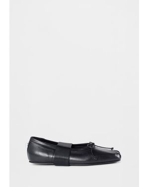 Ann Demeulemeester Paloma Ballerina With Band - White