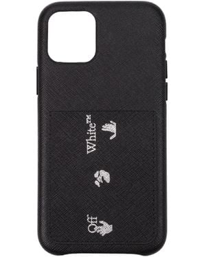 Off-White c/o Virgil Abloh Gebroken Witte Iphone-deur Iphone 11 Pro Men Skin Black - Zwart