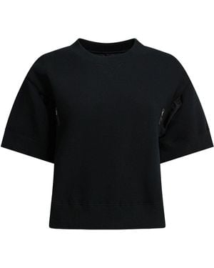Sacai Crew-Neck T-Shirt - Black