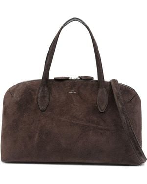 TOTEME "M Suede Day" Tote Bag - Brown