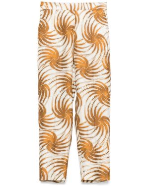 Alberto Biani Trousers - Metallic