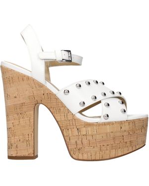 Michael Kors Selah Sandals Eco Leather/Optical - White