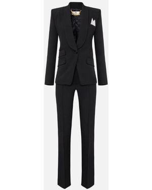 Elisabetta Franchi Crepe Tailleur - Black