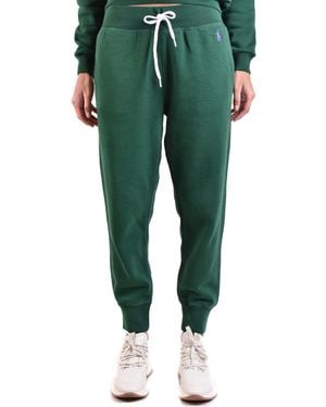 Polo Ralph Lauren Cotton-Blend Lace-Up Trousers With Pockets - Green