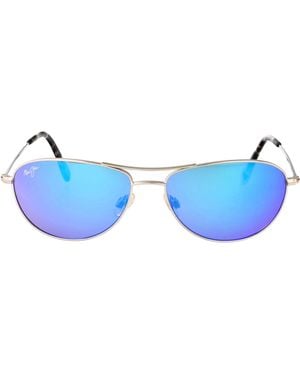 Maui Jim Aviator Sunglasses B245 17 17 - Blue