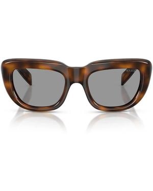 Prada Sonnenbrille Prd07 S 20 D50 Q Juniper Tortoise/Grau Damen - Braun