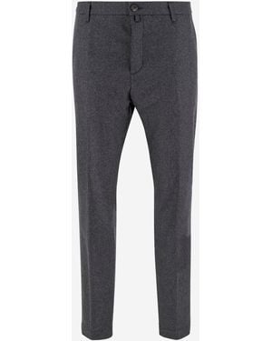 Jacob Cohen Stretch Wool Pants - Gray
