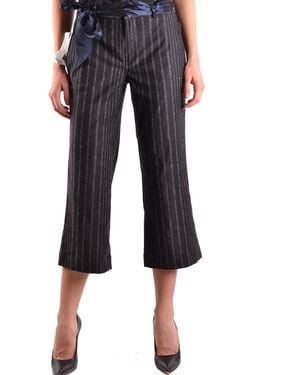 Jacob Cohen Wool Trousers - Black