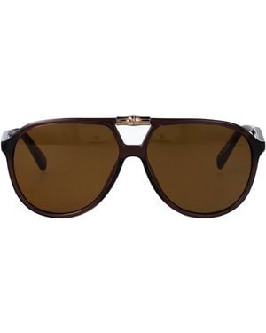 Longchamp Injected Sunglasses - Brown