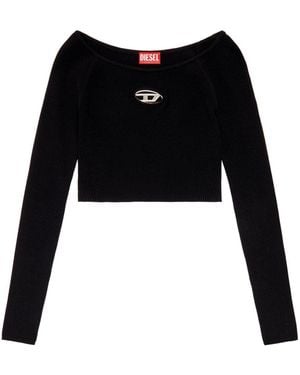 DIESEL Oval D Top - Black