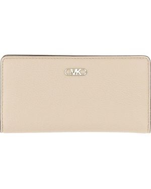 MICHAEL Michael Kors Leather Wallet - Natural