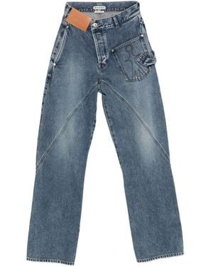 JW Anderson Twisted Denim Jeans - Blue