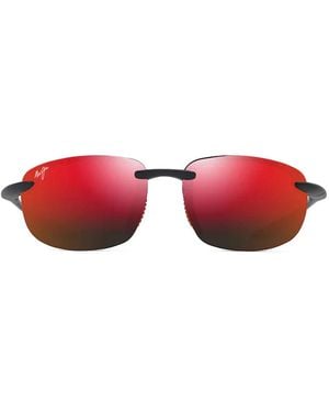 Maui Jim Gafas De Sol Ho'okipa Ultra Rm676 03 A Mj0676 S 005 Azul oscuro/Hawaii LavaTM Unisex Polarizado - Rojo