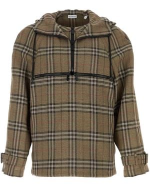 Burberry Embroidered Viscose Blend Sweatshirt - Green