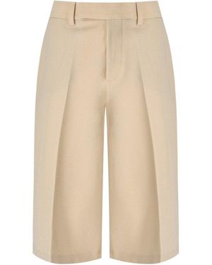 FEDERICA TOSI Butter Bermudashorts - Natural