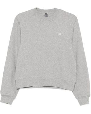 adidas By Stella McCartney Katoenen Sweatshirt Met Ronde Hals - Grijs