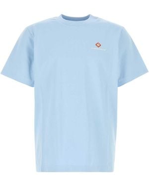 CASABLANCA Cotton T Shirt - Blue