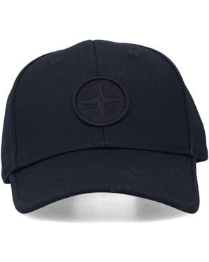 Stone Island Niño Negro - Azul